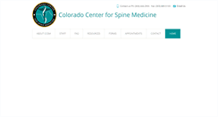 Desktop Screenshot of co-spine.com